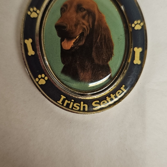 Irish Setter Blue Colored Dog Keychain Pet Lovers Keepsake Gift. - Picture 2 of 4